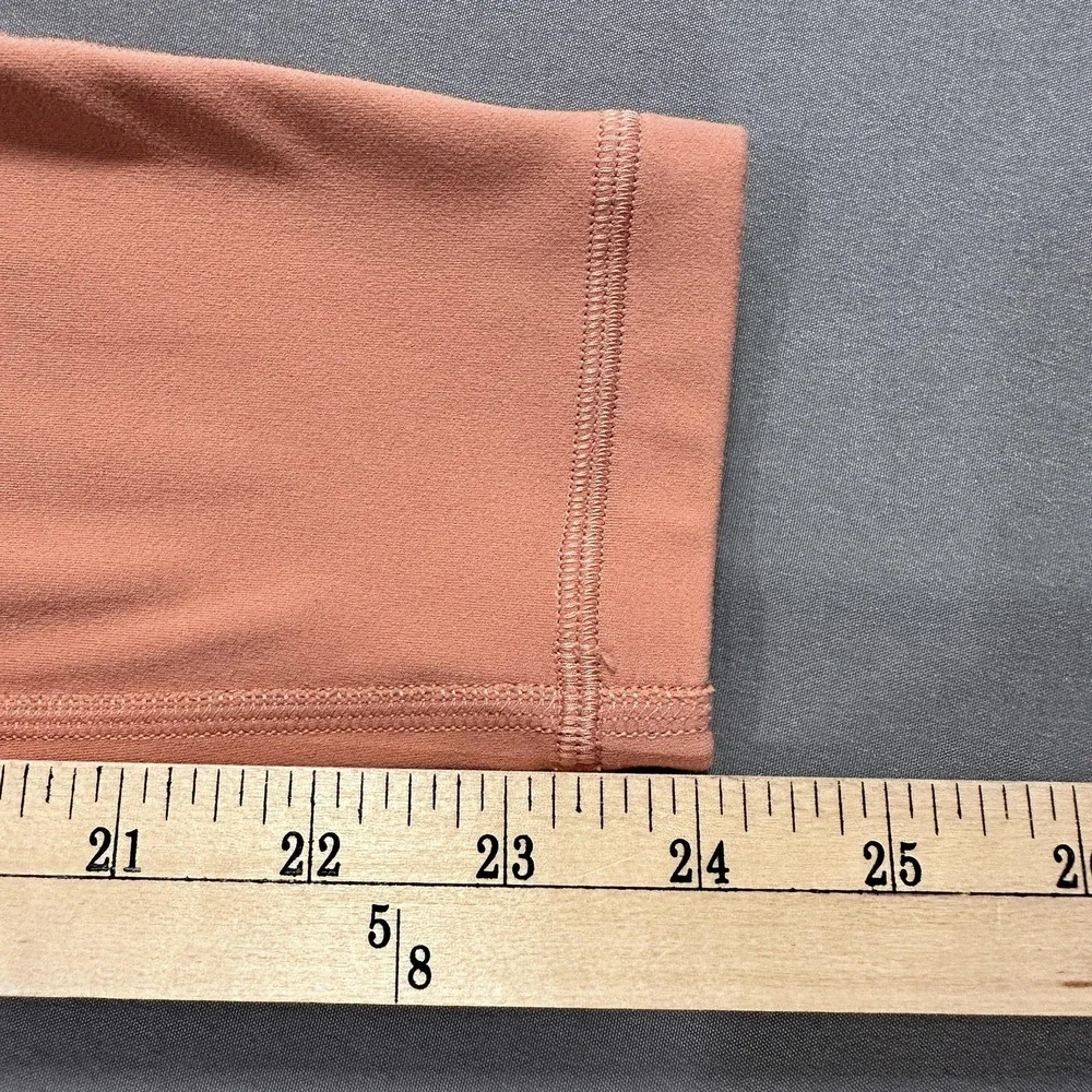 Lululemon Leggings Womens 2 Orange High Rise Ankle Yoga Athletic Gym Stretch